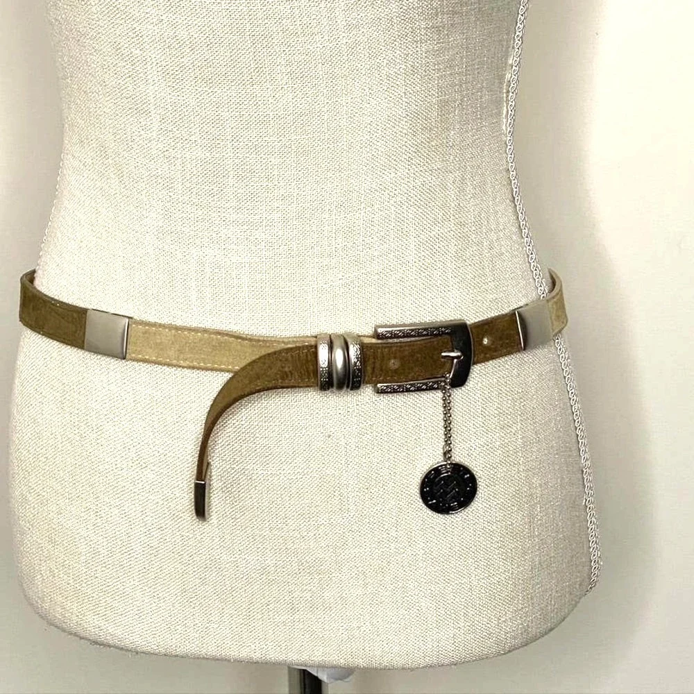 Streets Ahead suede and silver toned belt - Picture 1 of 14